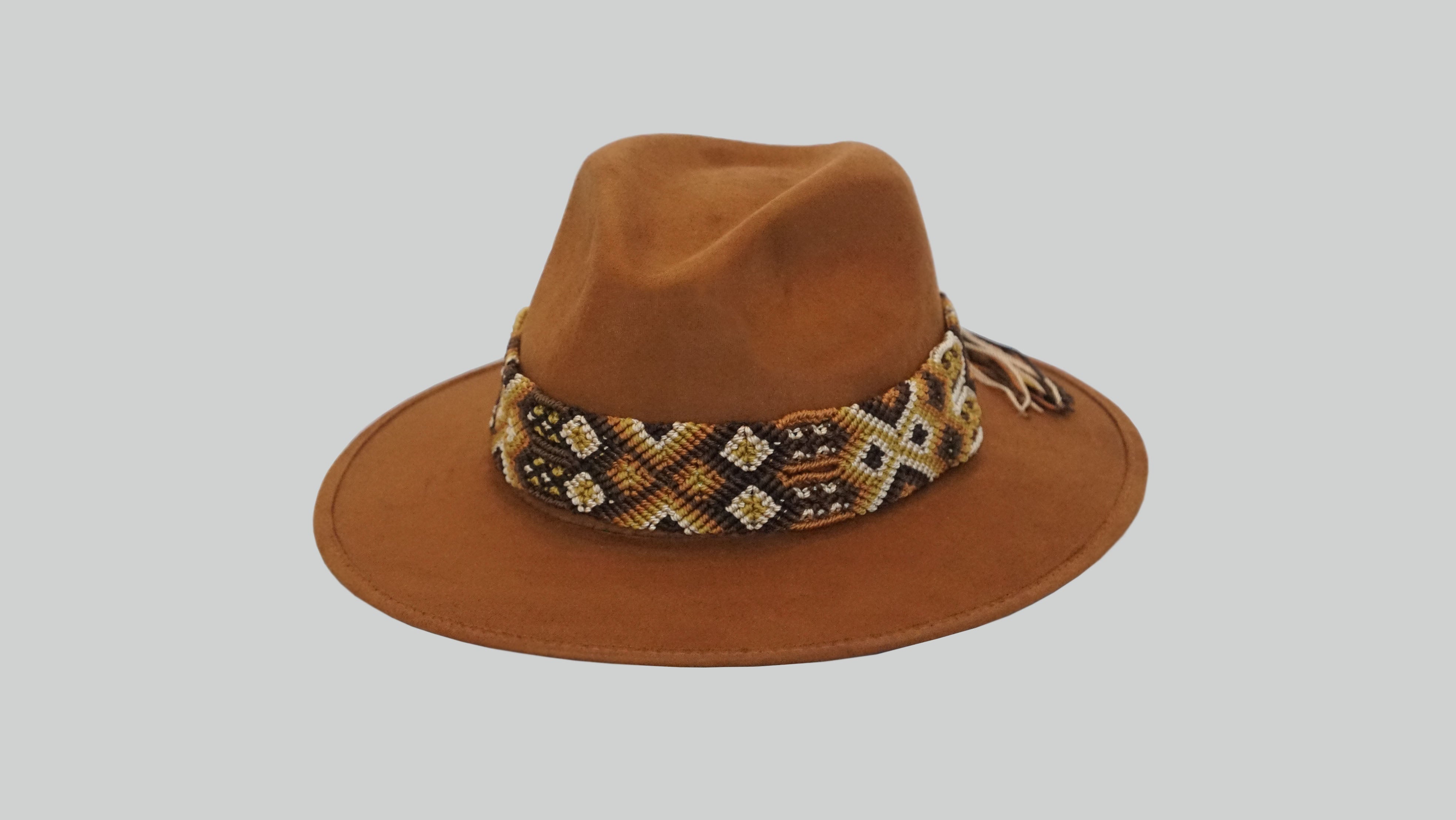 X Calao - Brown Felt Hat – Bahik